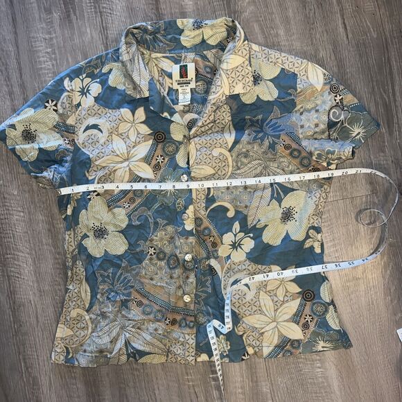 Tori Richard Honolulu Button Up Shirt Small Hawaiian Print - Picture 4 of 4